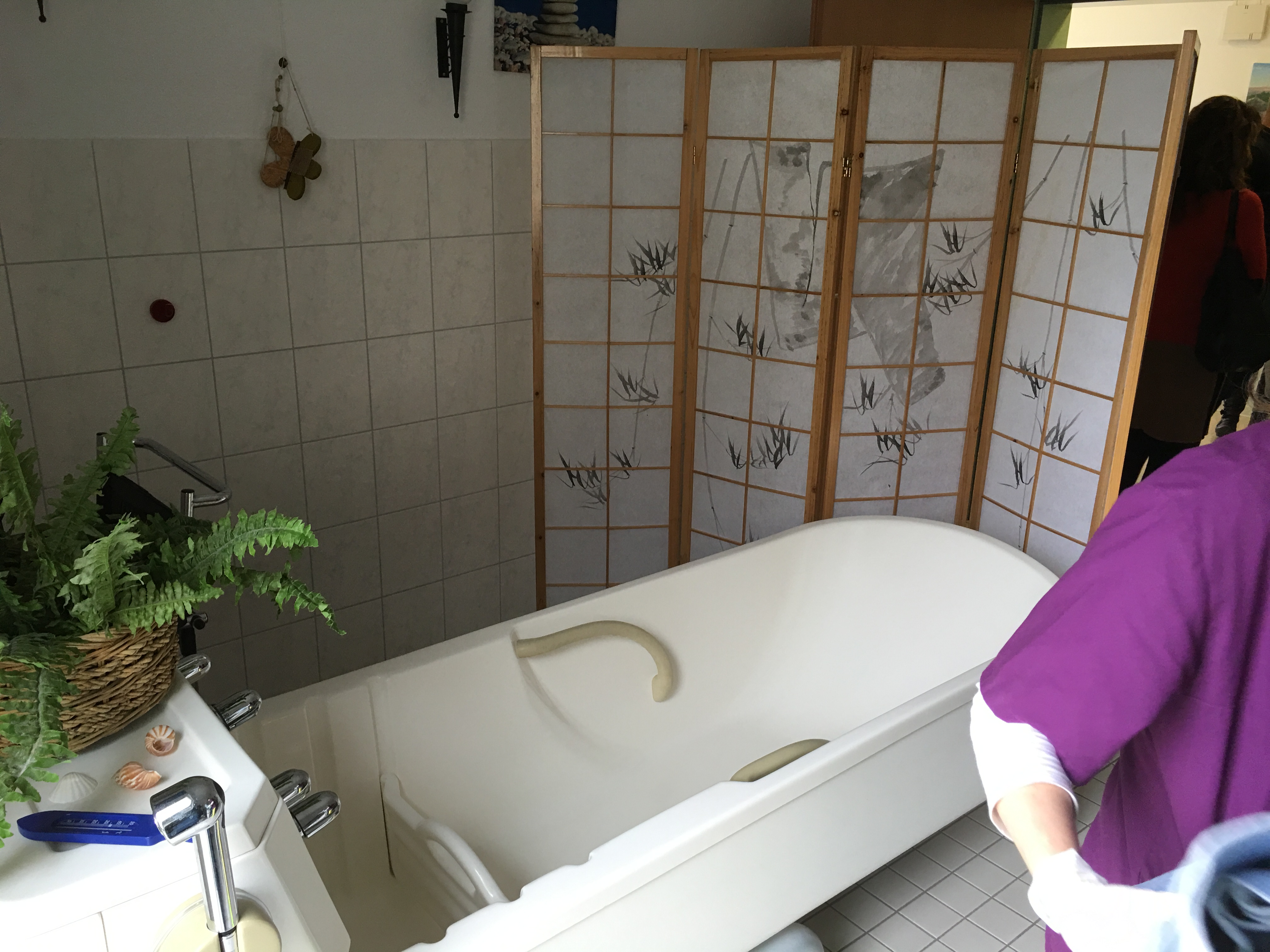 La bañera es una parte importante de la vida de los mayores alemanes
