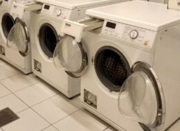 Lavandería propia en una residencia de personas mayores.