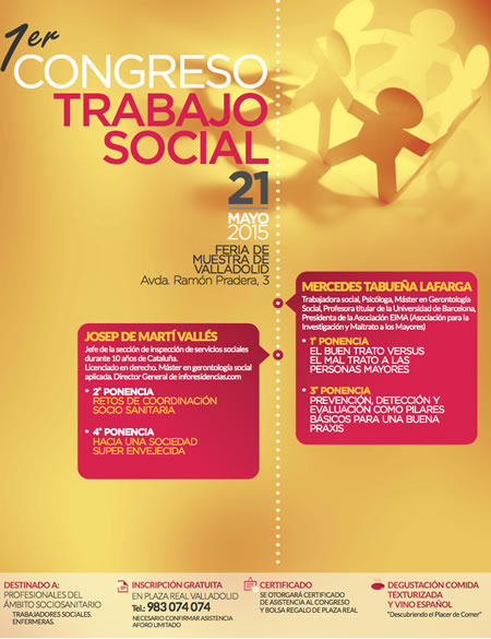 Conferencias sobre servicios sociales en Valladolid