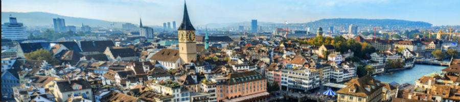 Vista de la ciudad de Zurich