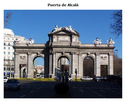 Puerta de Alcalá en Madrid