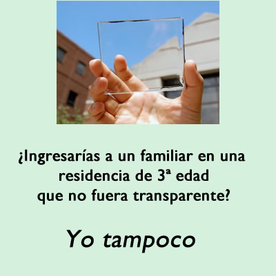 Transparencia en residencias