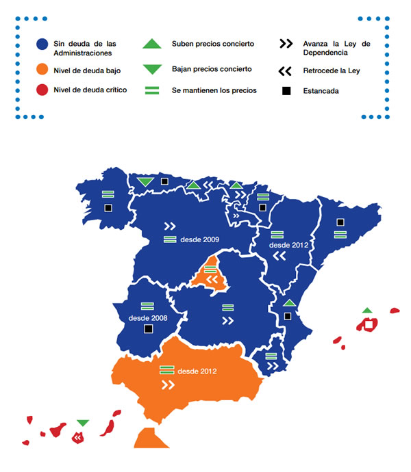 Mapa Lares de cumplimiento de la LAPAD 2015