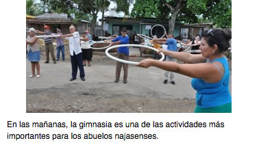 Actividades para ancianos en Cuba