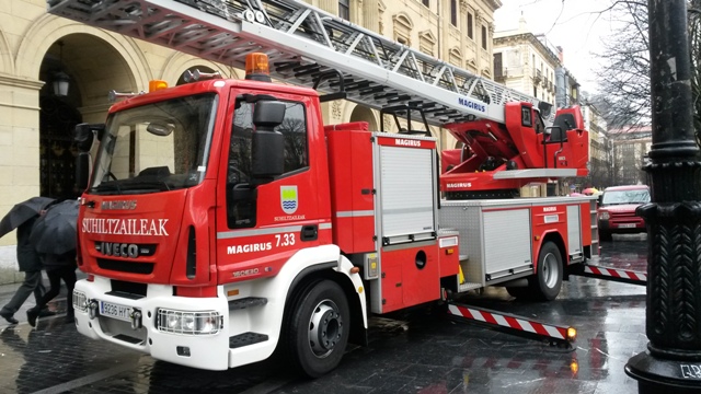 Bomberos en Guipúzcoa