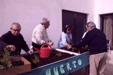 Huertos urbanos en residencias geriátricas
