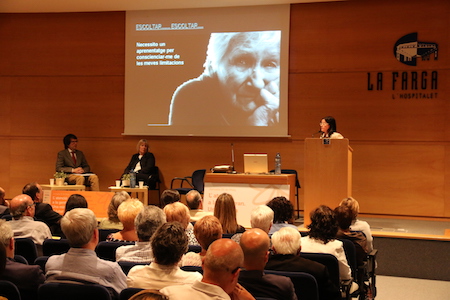 Cinta Pascual en la Fundación Santa Eulalia