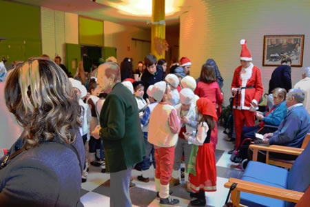 Navidad en residencias geriátricas