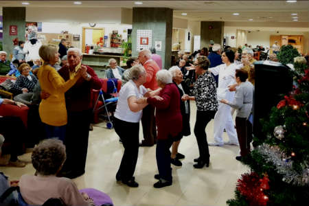 Navidad en residencias de ancianos