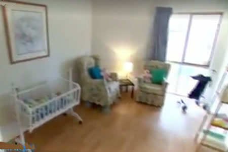 Nursery en residencia de ancianos reminiscencia