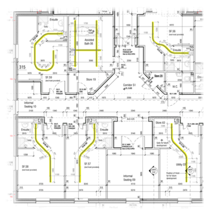 Plano de residencia geriátrica