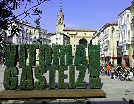 Plaza en Vitoria Gasteiz