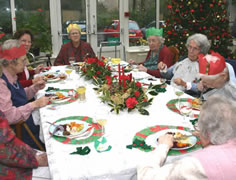 Navidad en residencia de ancianos