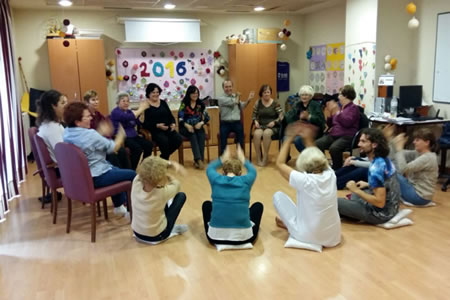 Risoterapia en residencia geriátrica SARquavitae