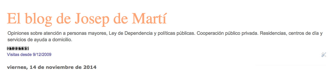 Blog de Josep de Martí llega a las 100.000 visitas