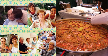 Paella popular sobre el Alzheimer en residencia Anoia