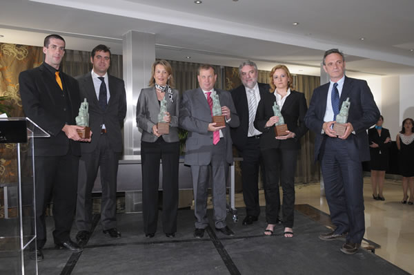 Entrega de premios. Premiados